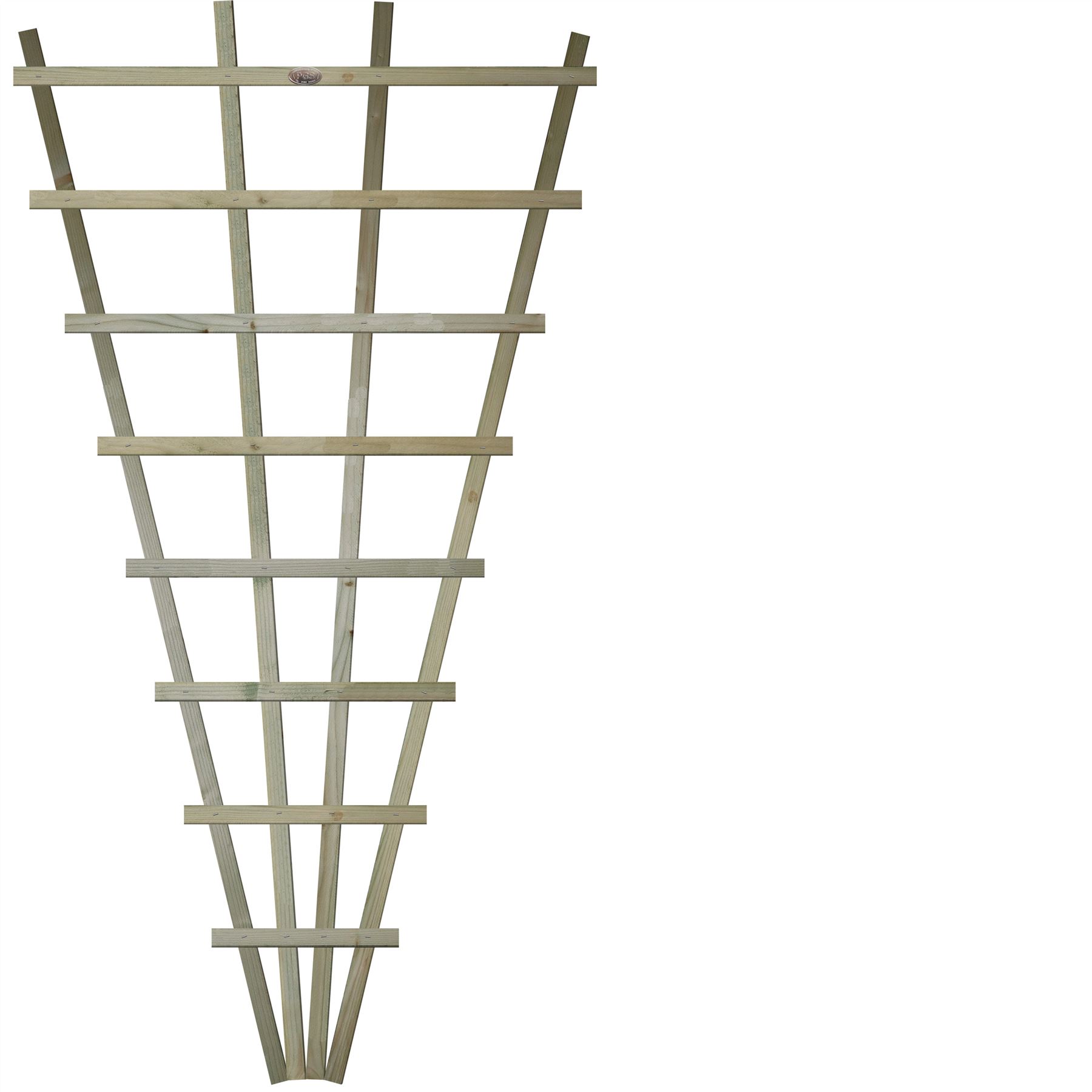 Premier Fan Trellis Flat or Arched 6ftx3ft Lattice Climbing Plant Wooden - Picture 25 of 30