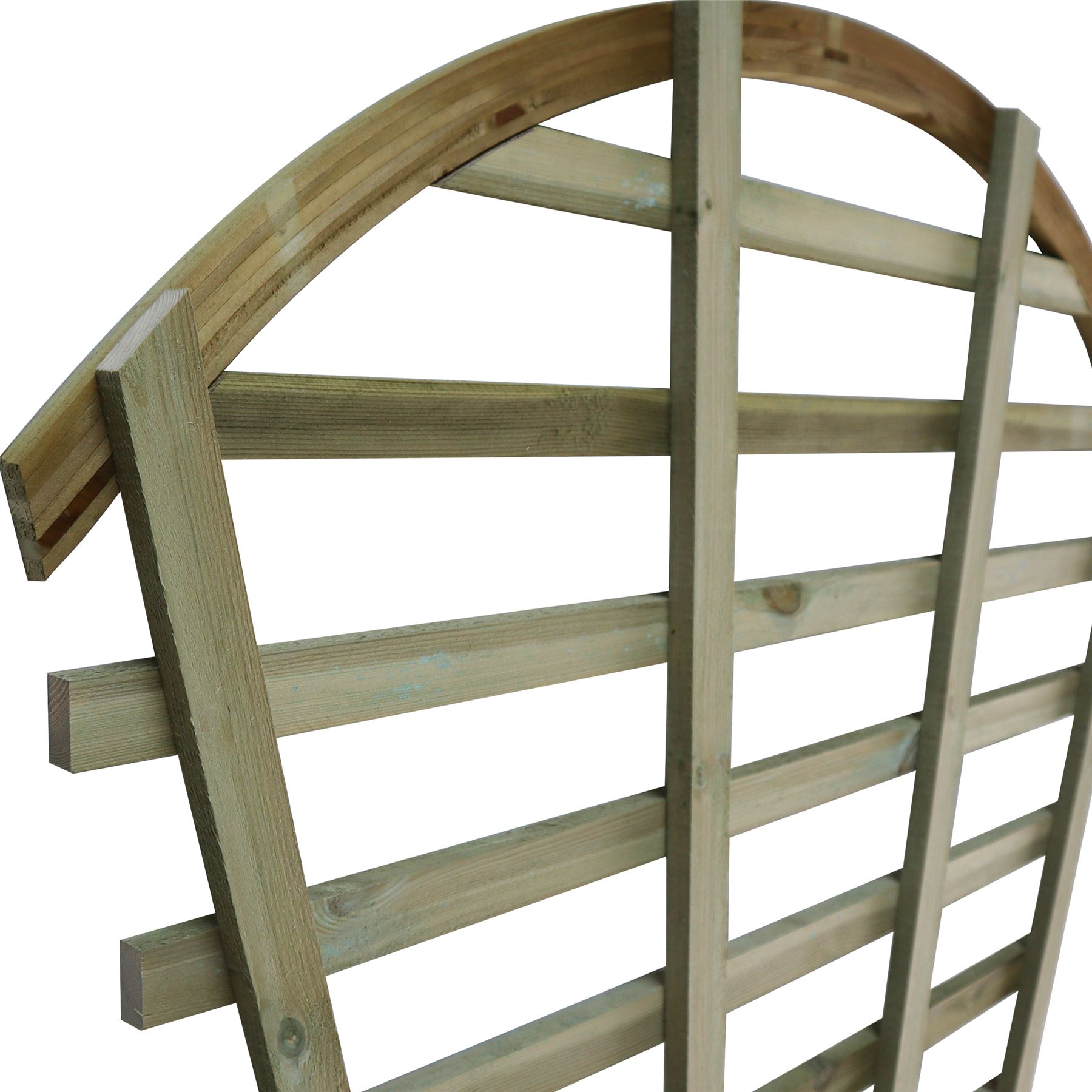 Premier Fan Trellis Flat or Arched 6ftx3ft Lattice Climbing Plant Wooden - Picture 14 of 30