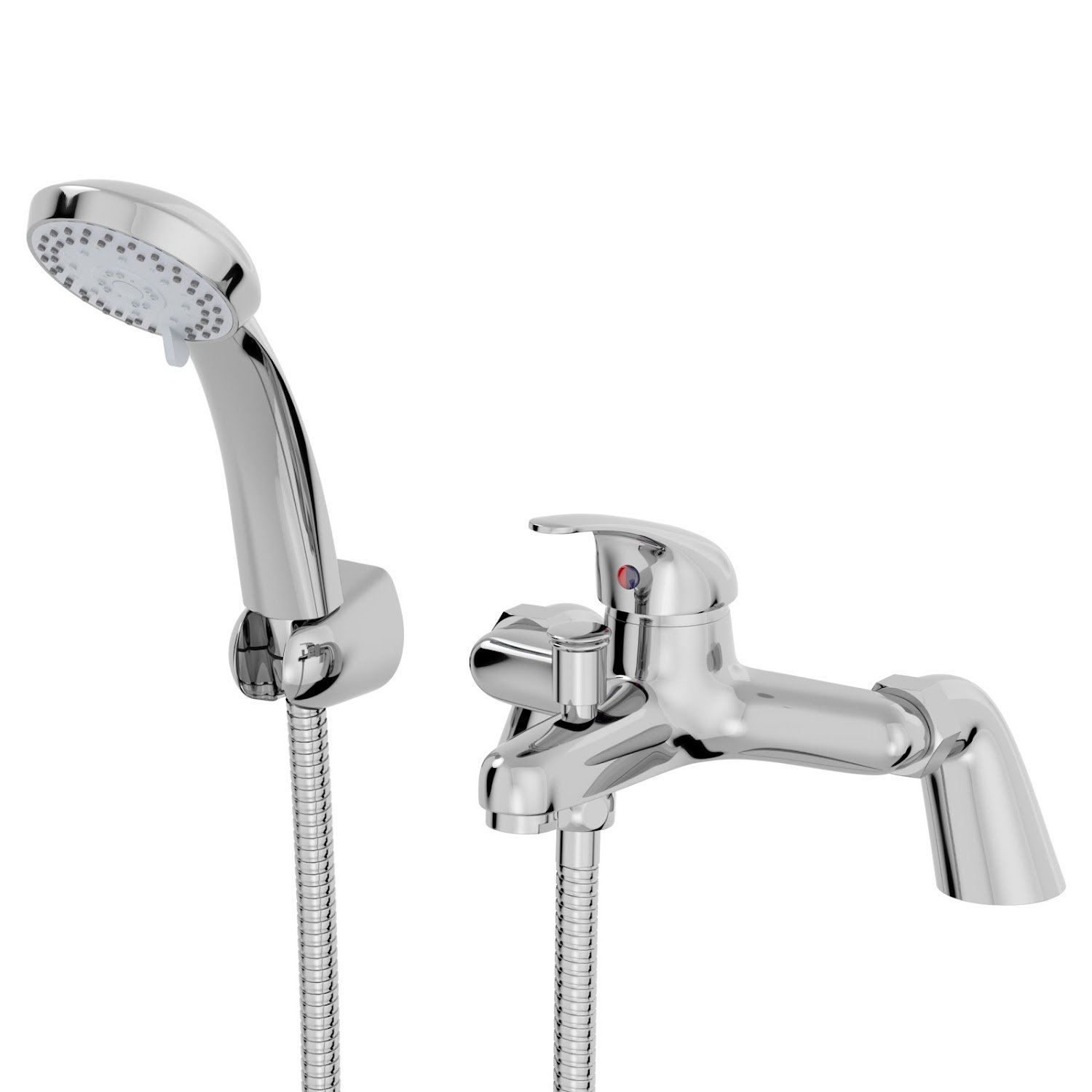 Bathroom Taps Set Modern Mono Basin Sink Mixer Bath Filler Shower Mixer Chrome | eBay