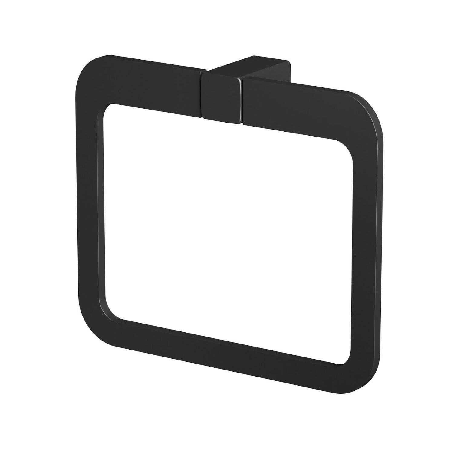 Black Bathroom Accessories Toilet Roll Holder Towel Rail Ring Robe Hook ...