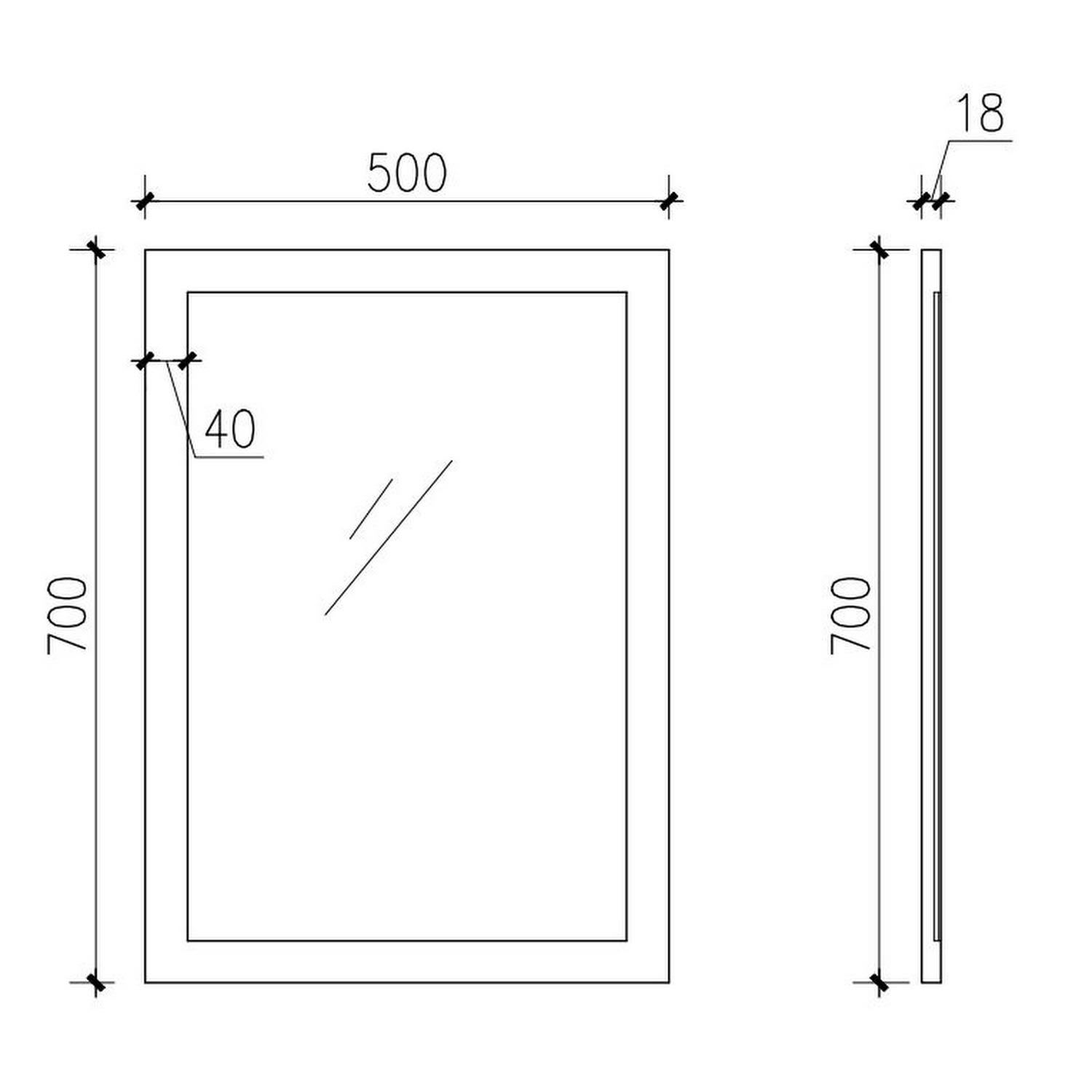 Framed Wooden Bathroom Mirror Wood Frame Wall Mounted Vanity Mirrors
