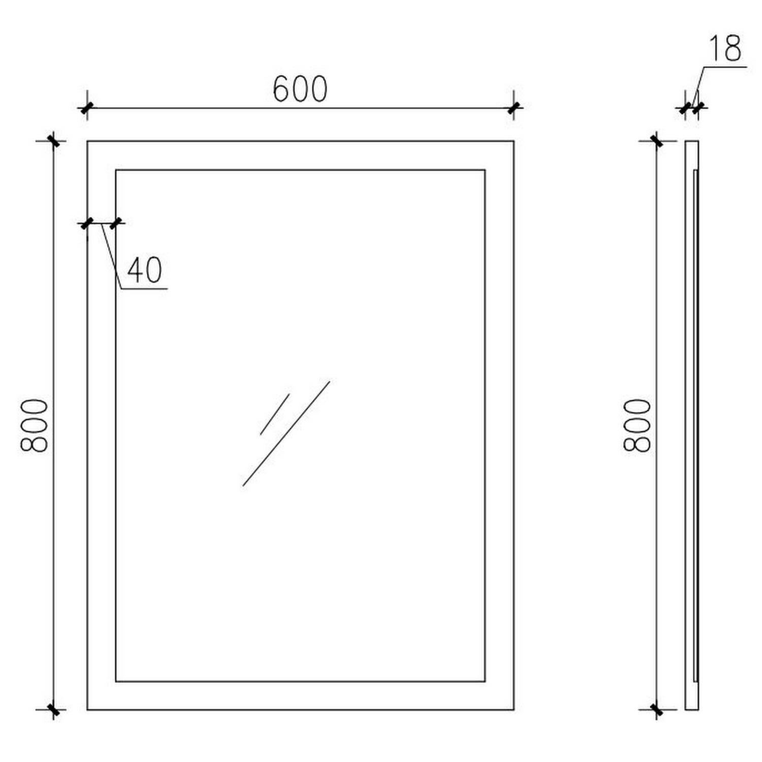 Framed Wooden Bathroom Mirror Wood Frame Wall Mounted Vanity Mirrors