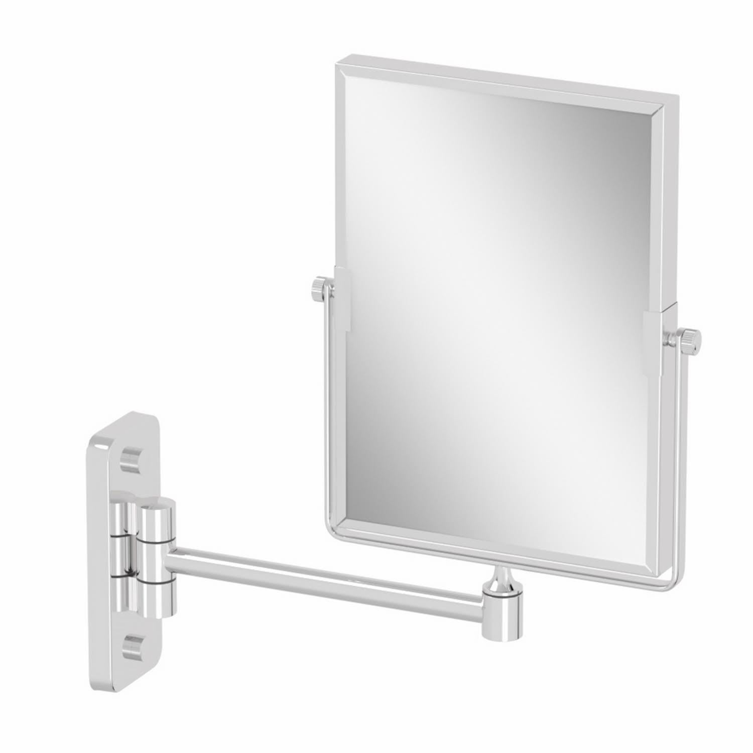 Wall Mounted 3x Magnifying Bathroom Mirror Shaving MakeUp Extending