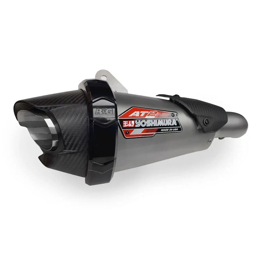 R&G Exhaust Protection (Yoshimura AT2 exhaust) Black Universal