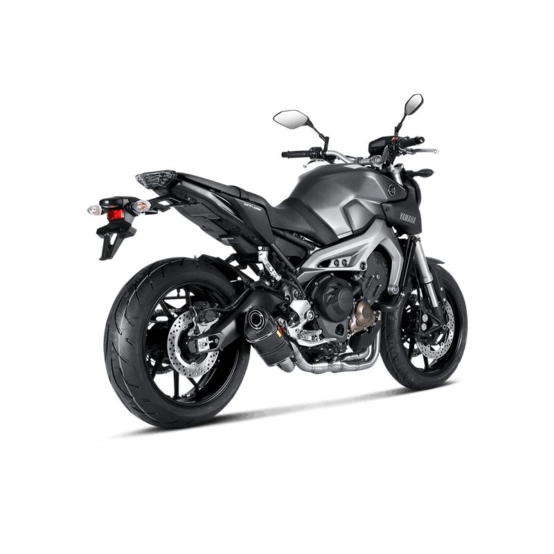 yamaha mt 09 akrapovic carbon