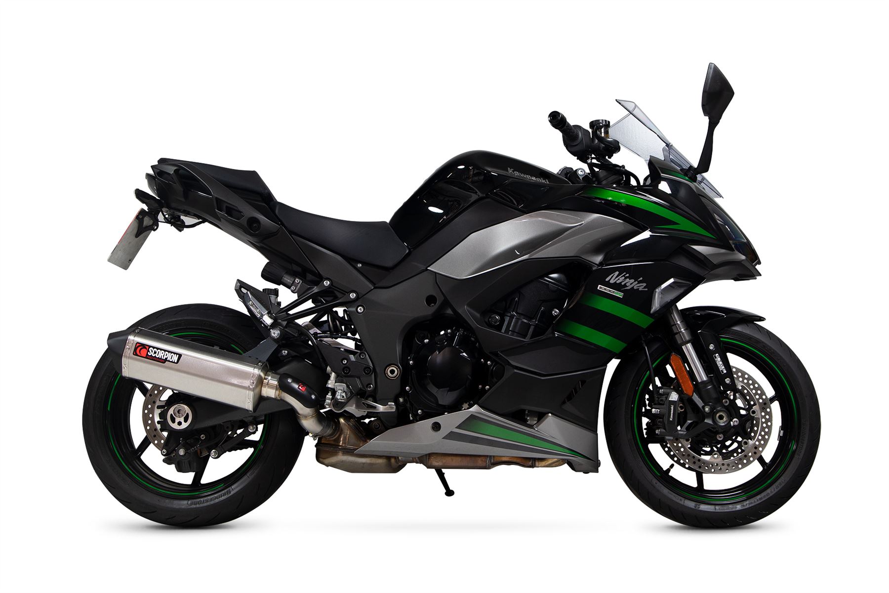 Scorpion Exhaust Serket Parallel Slip-on Stainless Kawasaki Ninja