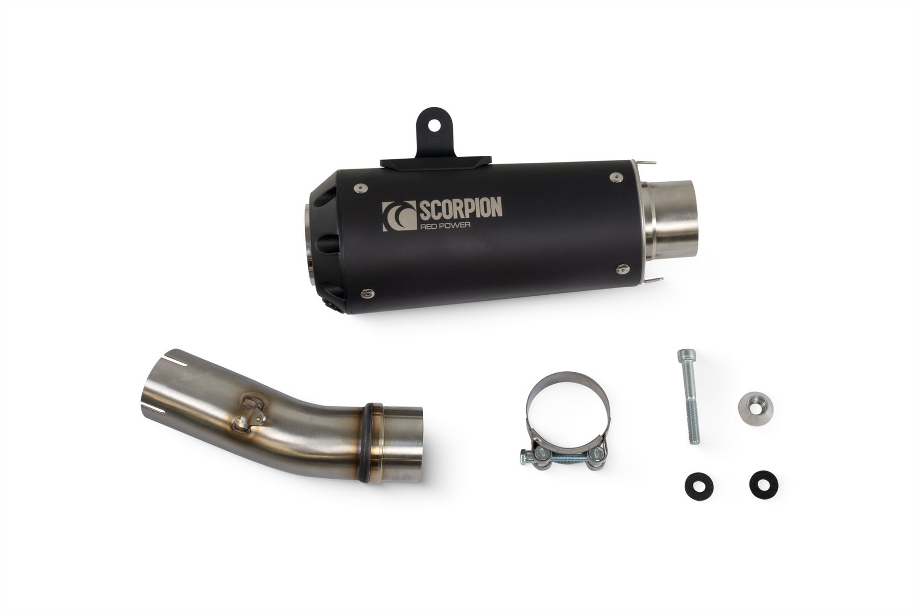 Scorpion Exhaust Black Ceramic Red Power Slip-On Honda CB 750