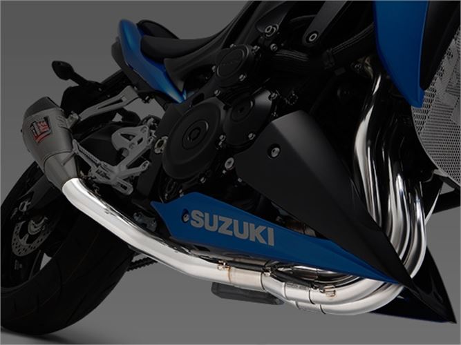 Yoshimura Exhaust Titanium Blue R-11 Full System Race GSX-S1000