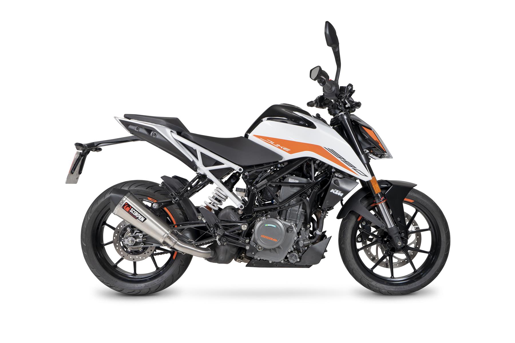 390DUKE 2021-23 スコーピオン SERKET TAPER Scorpion Exhaust Serket Taper Slip-On Stainless Steel KTM