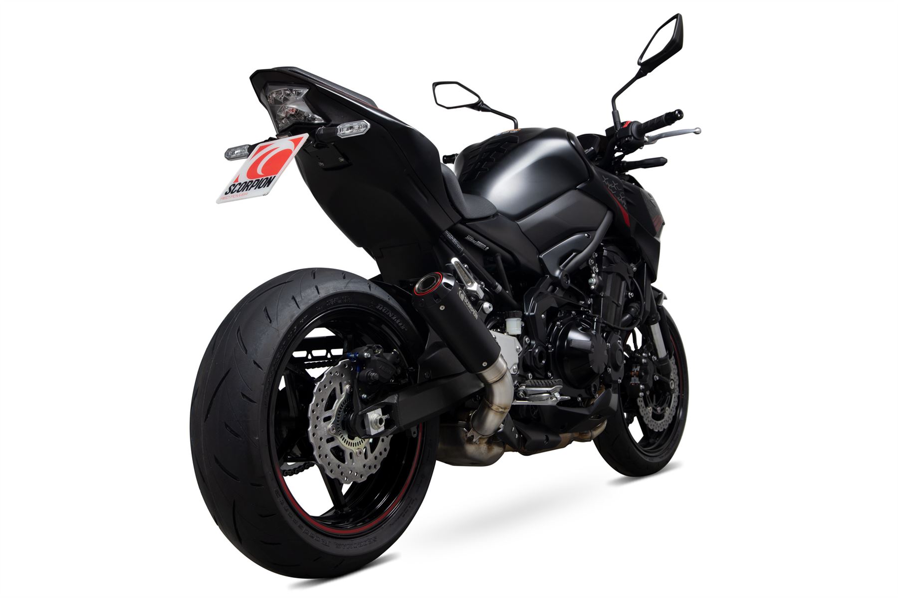 Scorpion Exhaust Red Power Slip-on Black Ceramic Kawasaki Z900