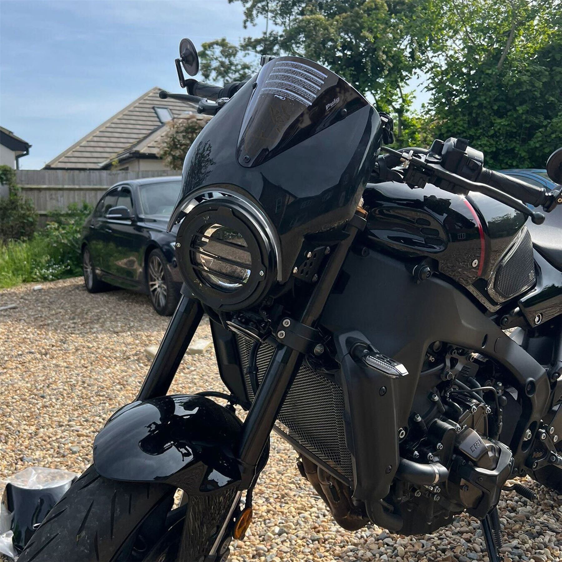 Pyramid Fly Screen Midnight Black Yamaha XSR 900 2022-2025 | eBay