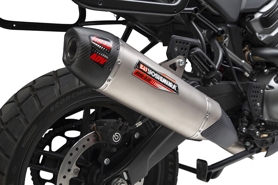 Yoshimura Exhaust RS-12 Titanium Slip On Harley Davidson Pan