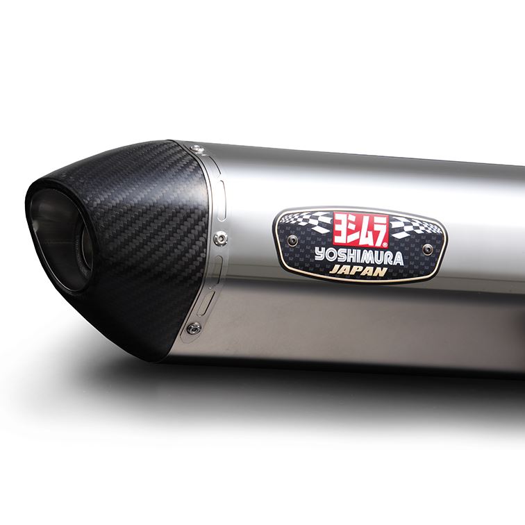 Yoshimura Exhaust Stainless R77J Slip-On (Euro5 Road Legal) Suzuki