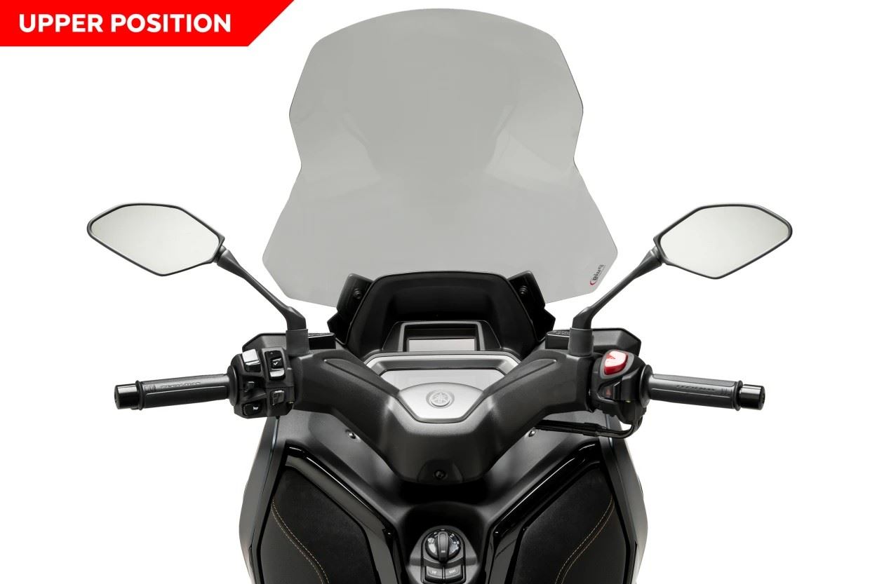Puig Dark Smoke V-Tech Line Touring Screen Yamaha XMax 300 Tech