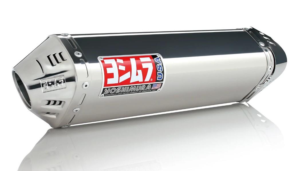 Yoshimura Exhaust Stainless TRC Tri-Oval Slip On Suzuki GSX-R600
