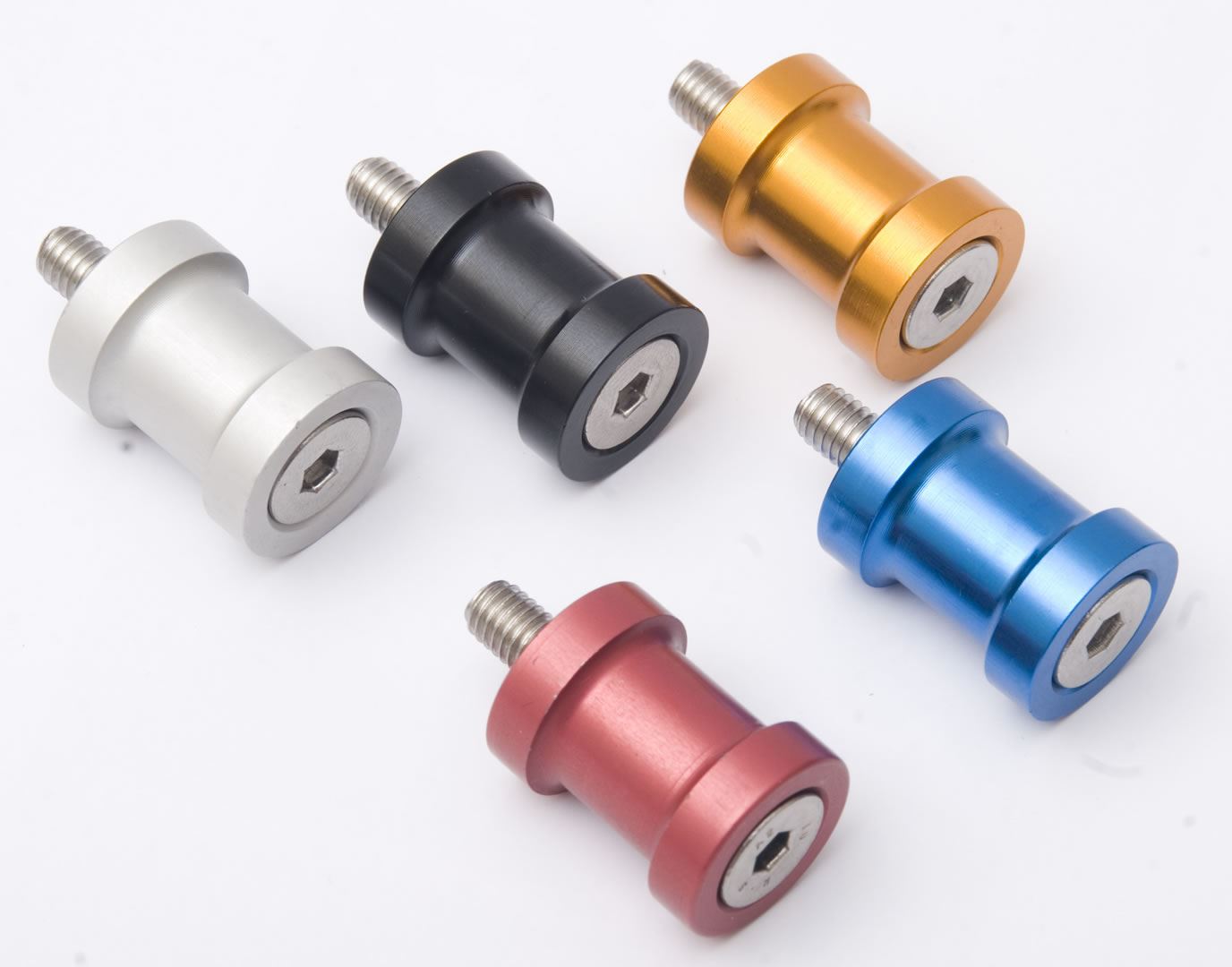 R&G Paddock Stand Bobbins M10 Blue Kawasaki ZX9-R E1 2000 - 2002