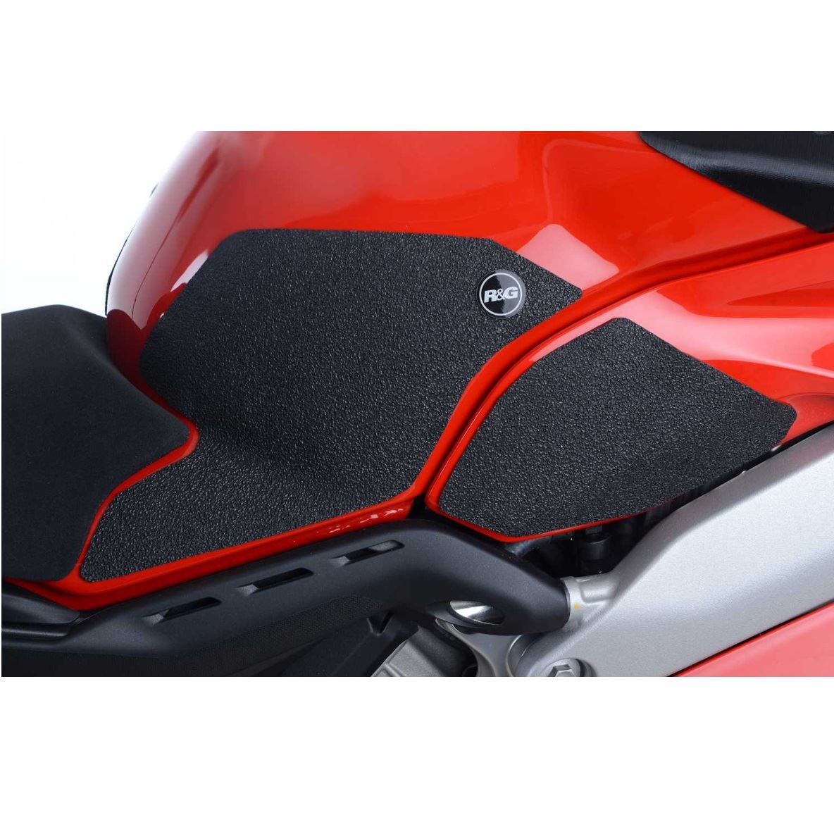 R&G Tank Traction Grips Black (4-Grip Kit) Ducati Panigale V4 2017 - 2019