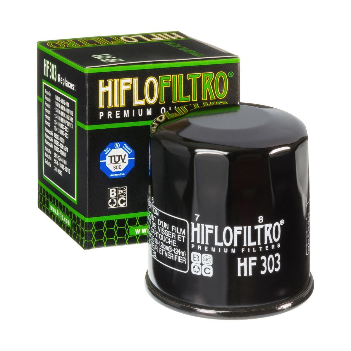 HiFlo Premium Oil Filter HF303 For Honda CBR1100 XX BlackBird 1997-1998 – Steel, Easy Install, Made In Thailand