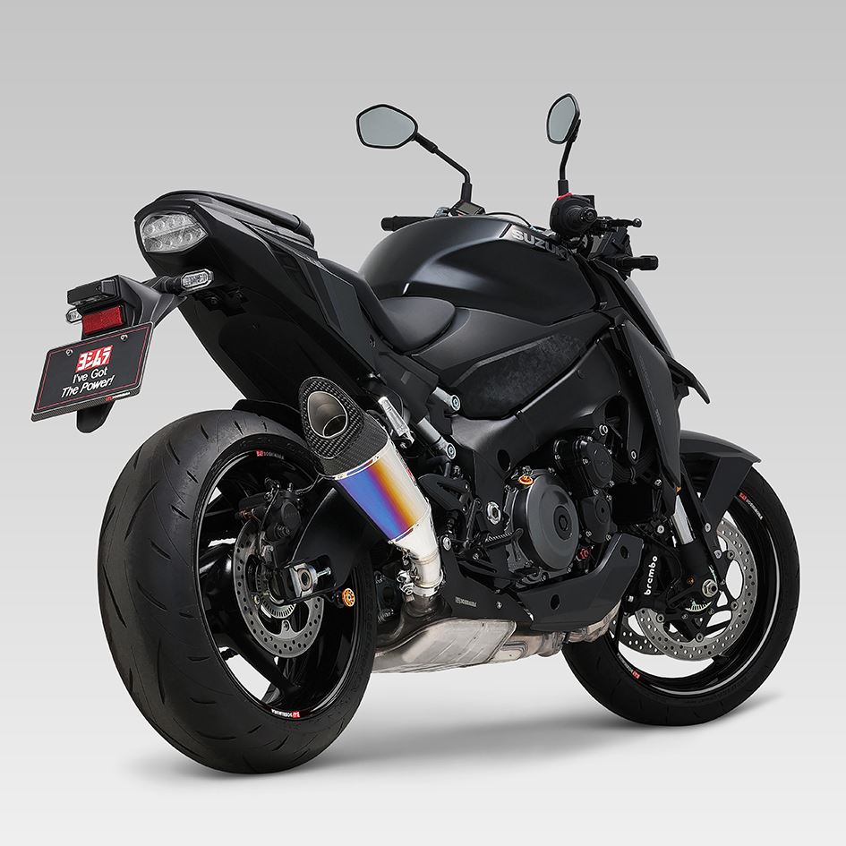 Yoshimura Exhaust Titanium Blue R-11 Slip On Suzuki GSX