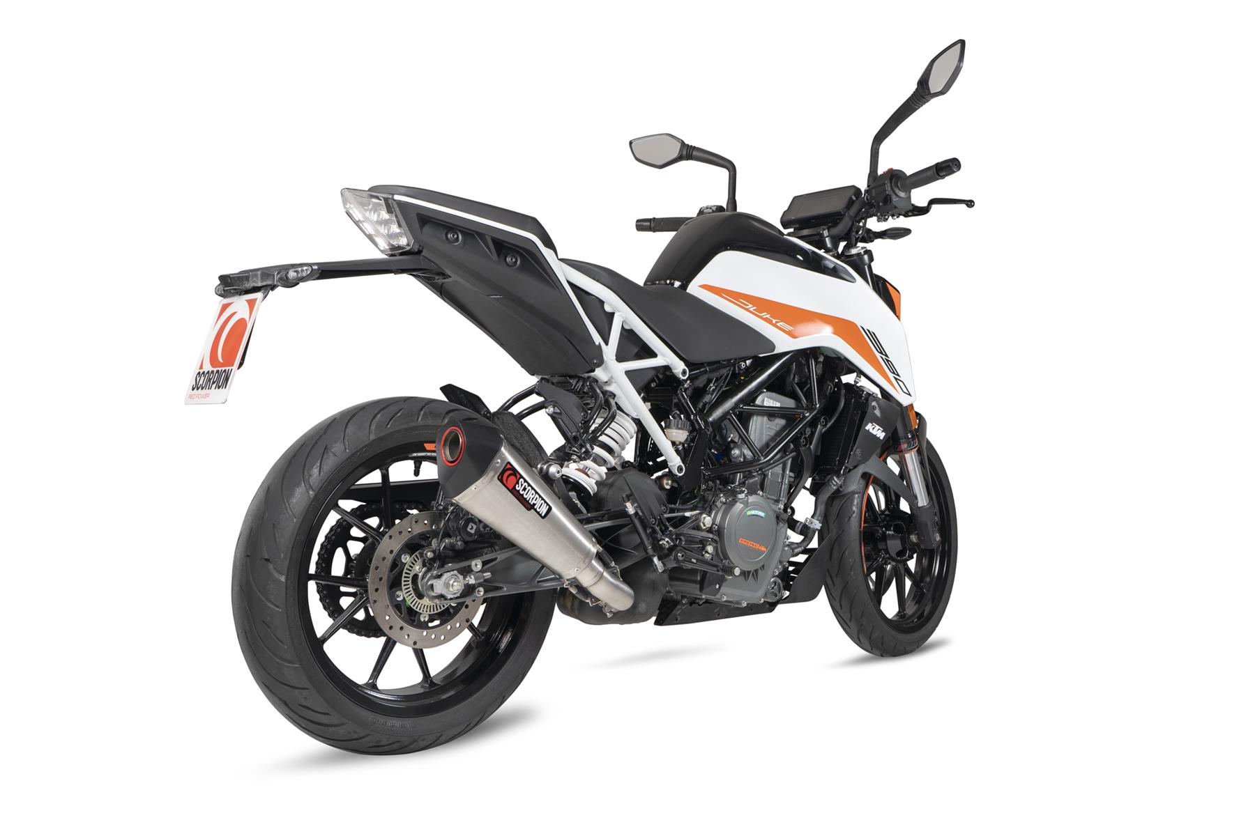 390DUKE 2021-23 スコーピオン SERKET TAPER Scorpion Exhaust Serket Taper Slip-On Stainless Steel KTM