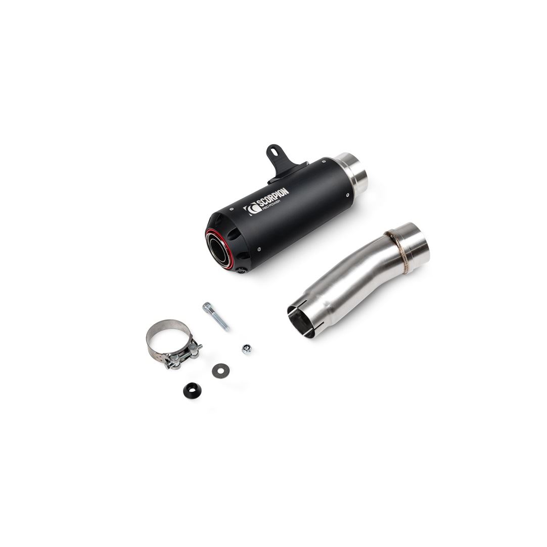Nanja H2 SX スリップオンマフラーRED POWER スコーピオン Scorpion Exhaust Red Power Slip-on Black Ceramic Kawasaki Ninja H2