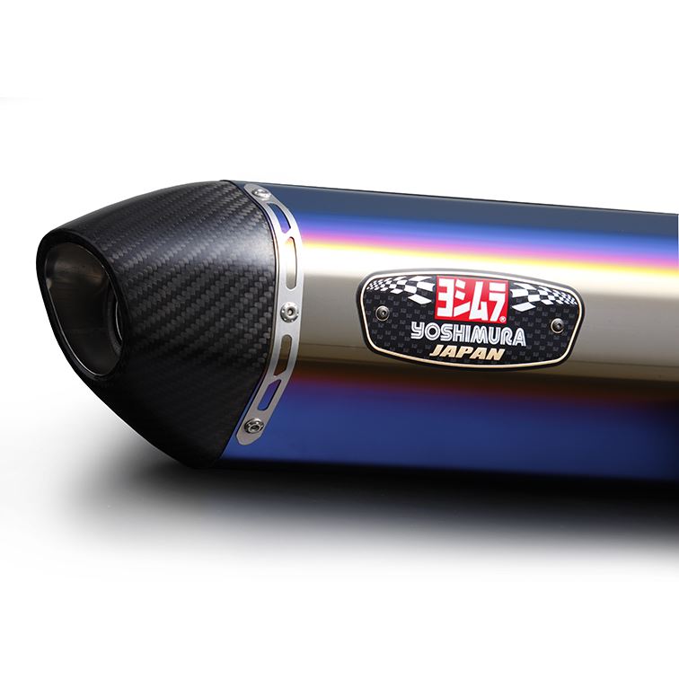 期間限定特別価格 Yoshimura Exhaust Titanium Blue R77S Slip On Kit Yamaha YZF 管楽器・吹奏楽器