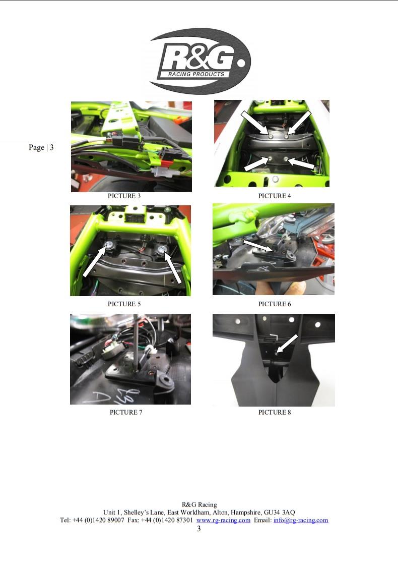 R&G Tail Tidy Kawasaki Ninja 650 2017 - 2024 | eBay