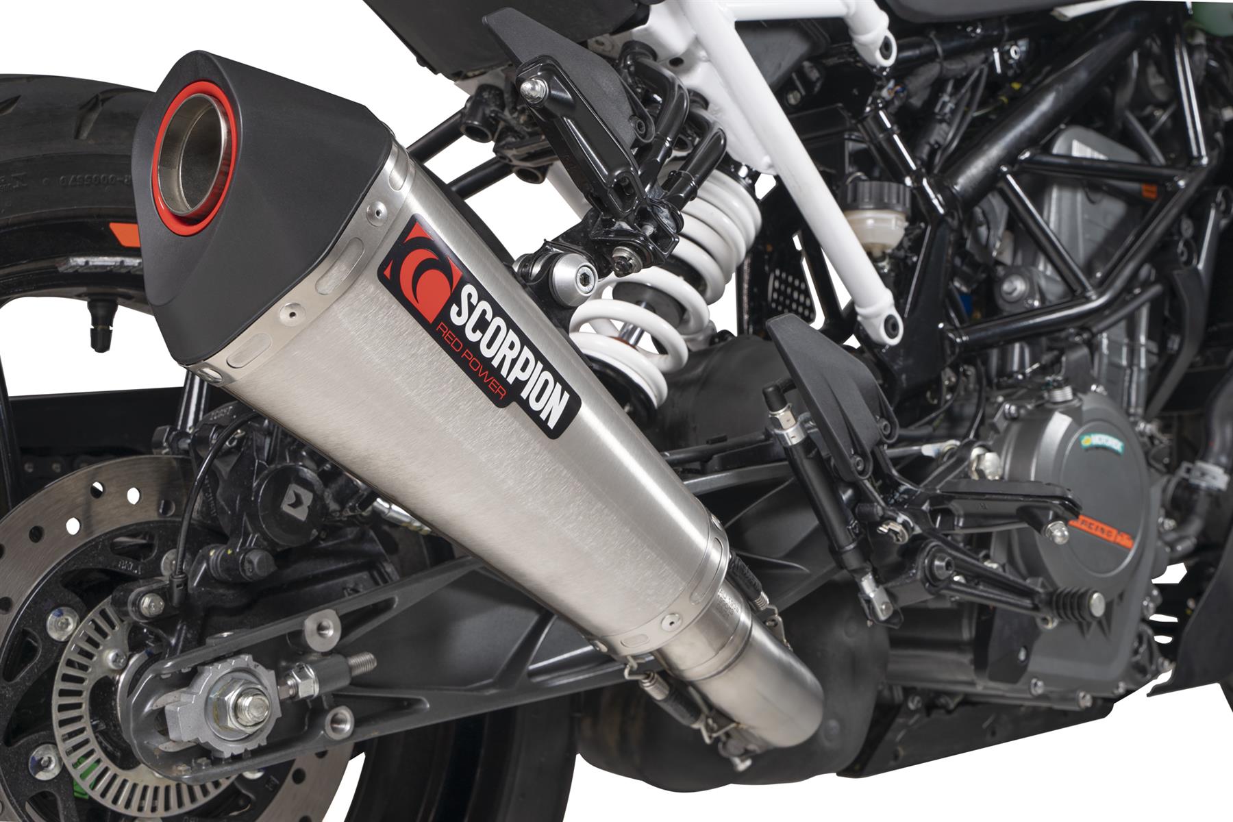 390DUKE 2021-23 スコーピオン SERKET TAPER Scorpion Exhaust Serket Taper Slip-On Stainless Steel KTM