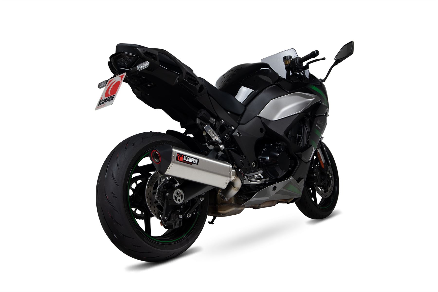 Scorpion Exhaust Serket Parallel Slip-on Stainless Kawasaki Ninja