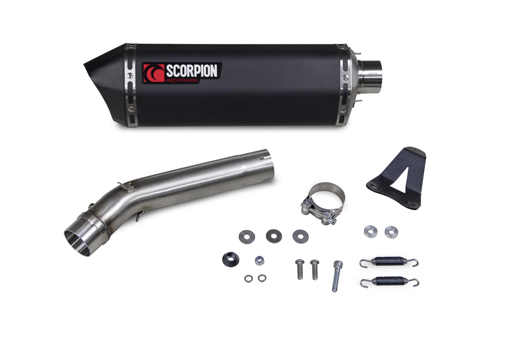 Scorpion Exhaust Serket Slip-on Black Yamaha Tenere 700 World Raid