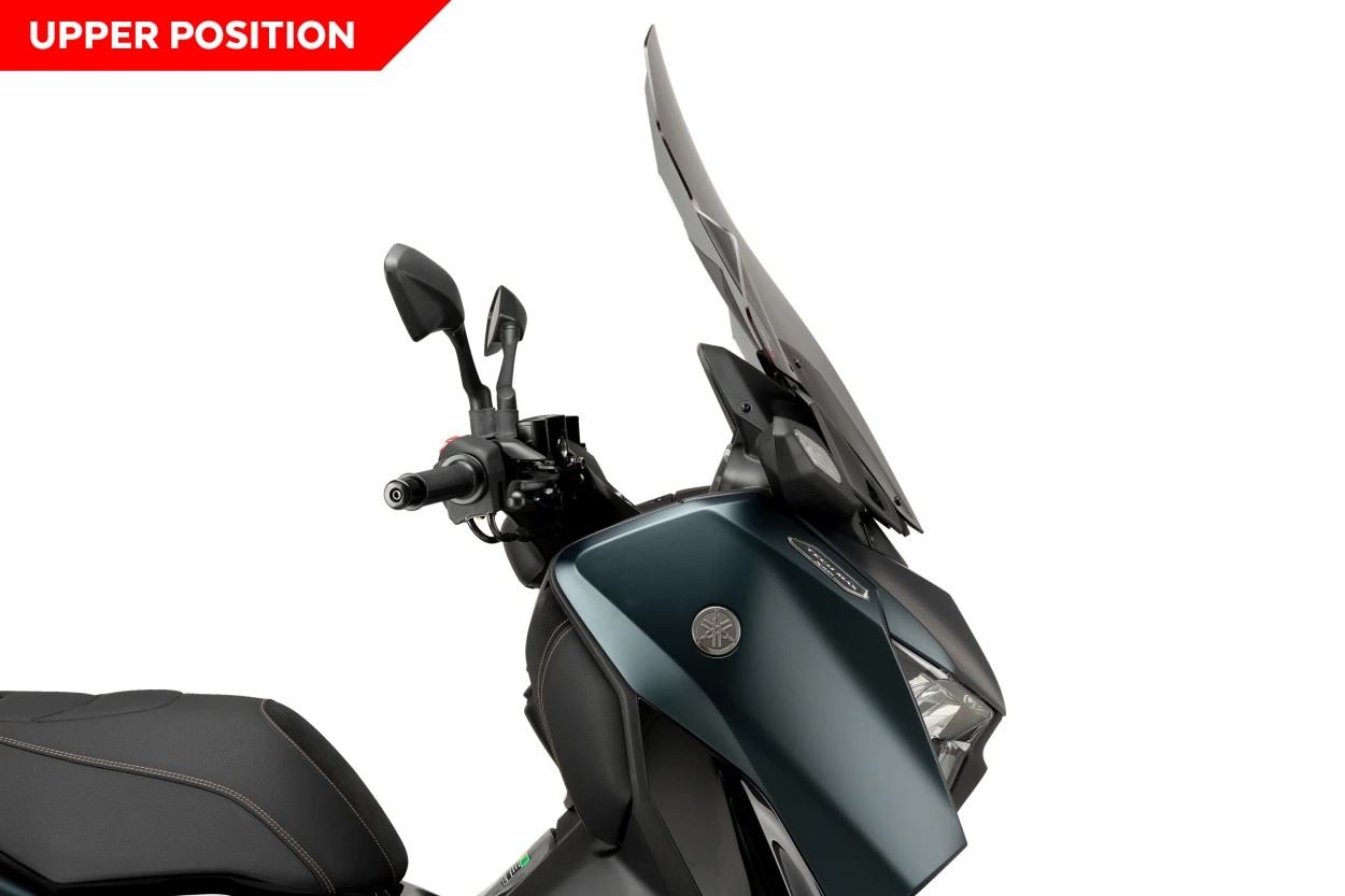 Puig Dark Smoke V-Tech Line Touring Screen Yamaha XMax 300 Tech