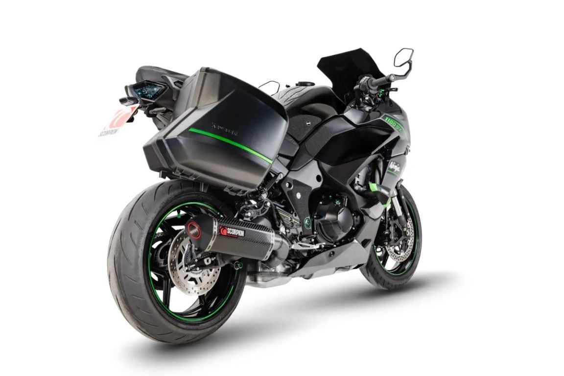 Scorpion Exhaust Carbon Fibre Serket Slip-on Kawasaki Ninja 1100
