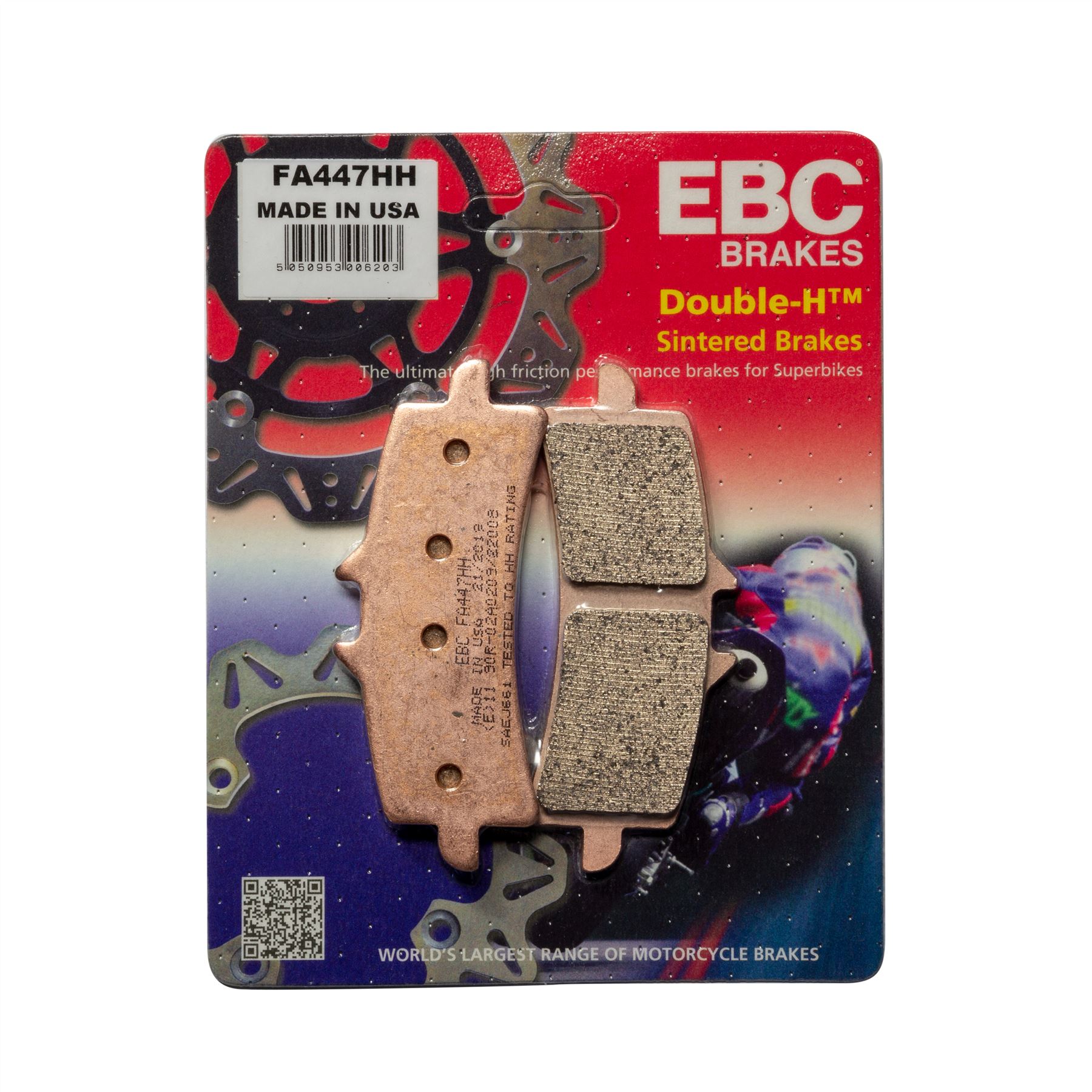 Front & Rear Brake Pads For Kawasaki ZZR 250 / EX250 – Fits H1-H16 Models (1990-2007), EONFINE XYT Brand