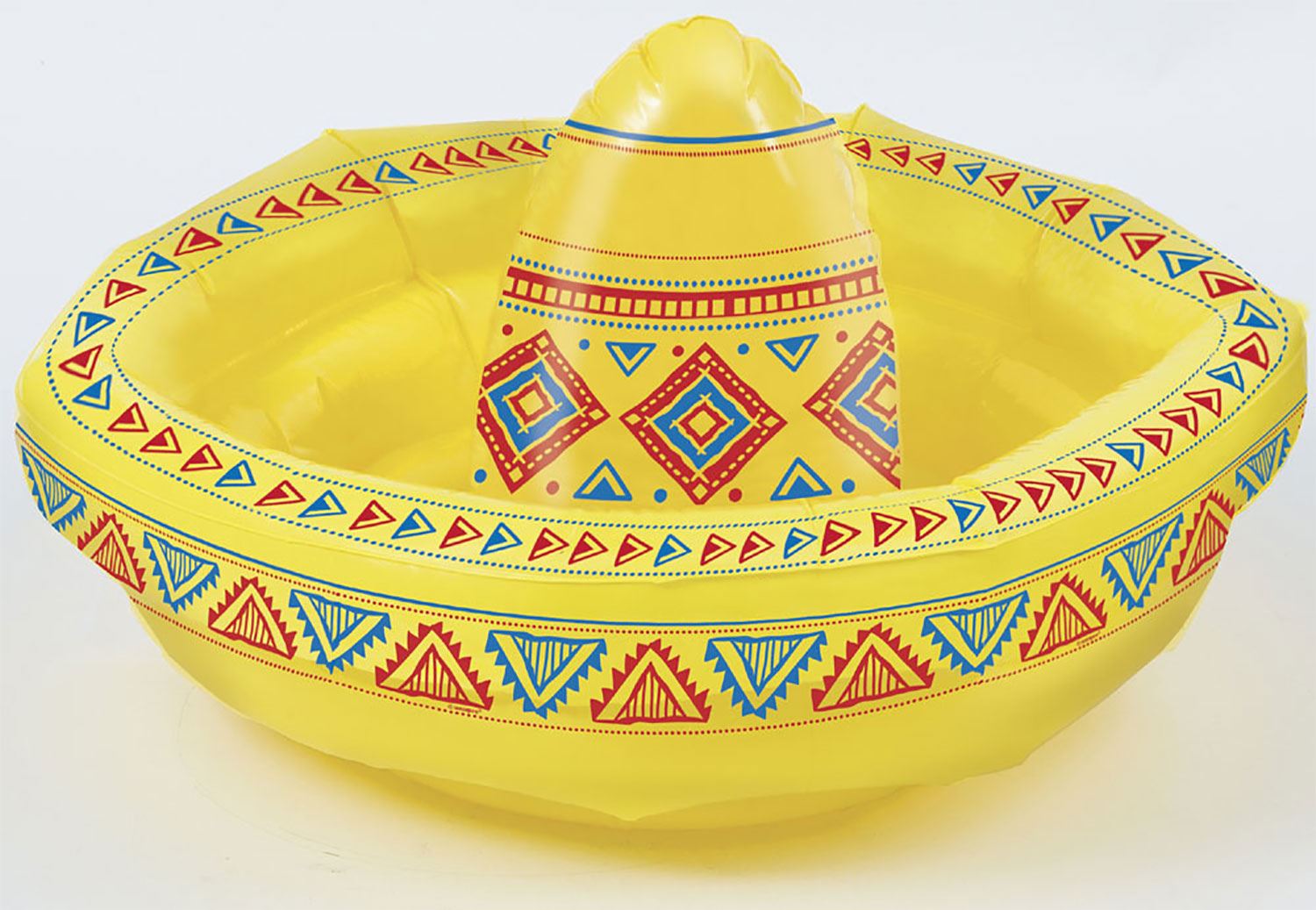 Childs Inflatable Blow Up Sombrero Toy 18 Inch Kids Fancy Dress Party Accessory - Picture 3 of 3