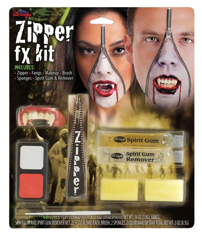 Lápiz labial a base de agua de Halloween piel falsa sangre spray para el cabello paleta - Imagen 30 de 41