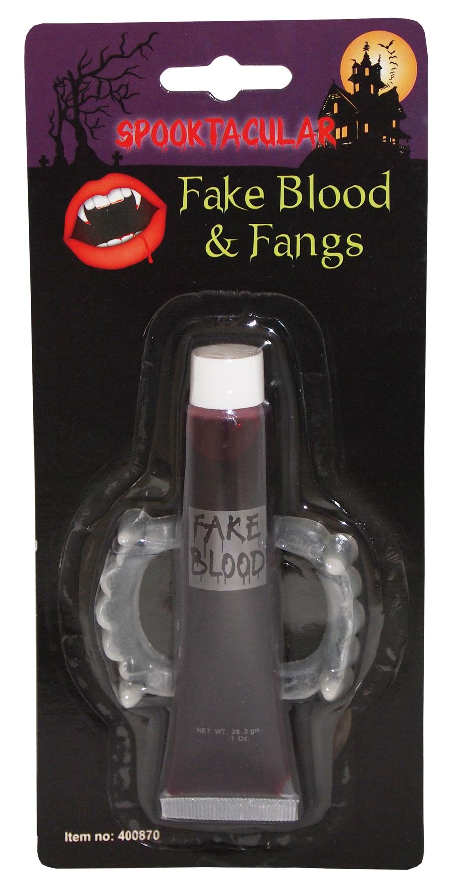 Lápiz labial a base de agua de Halloween piel falsa sangre spray para el cabello paleta - Imagen 13 de 41