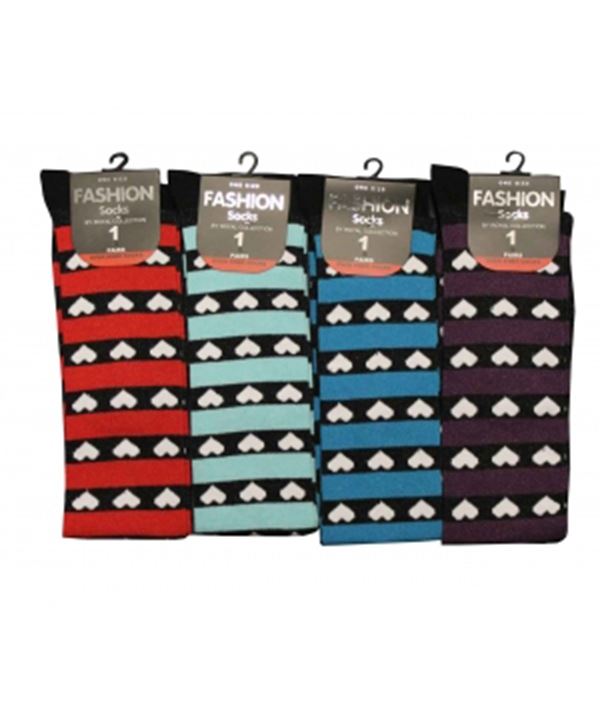 Damen Mädchen OTK gestreifte Socken mit Schleife über dem Knie hoch ausgefallene Socken UK - Bild 41 von 51