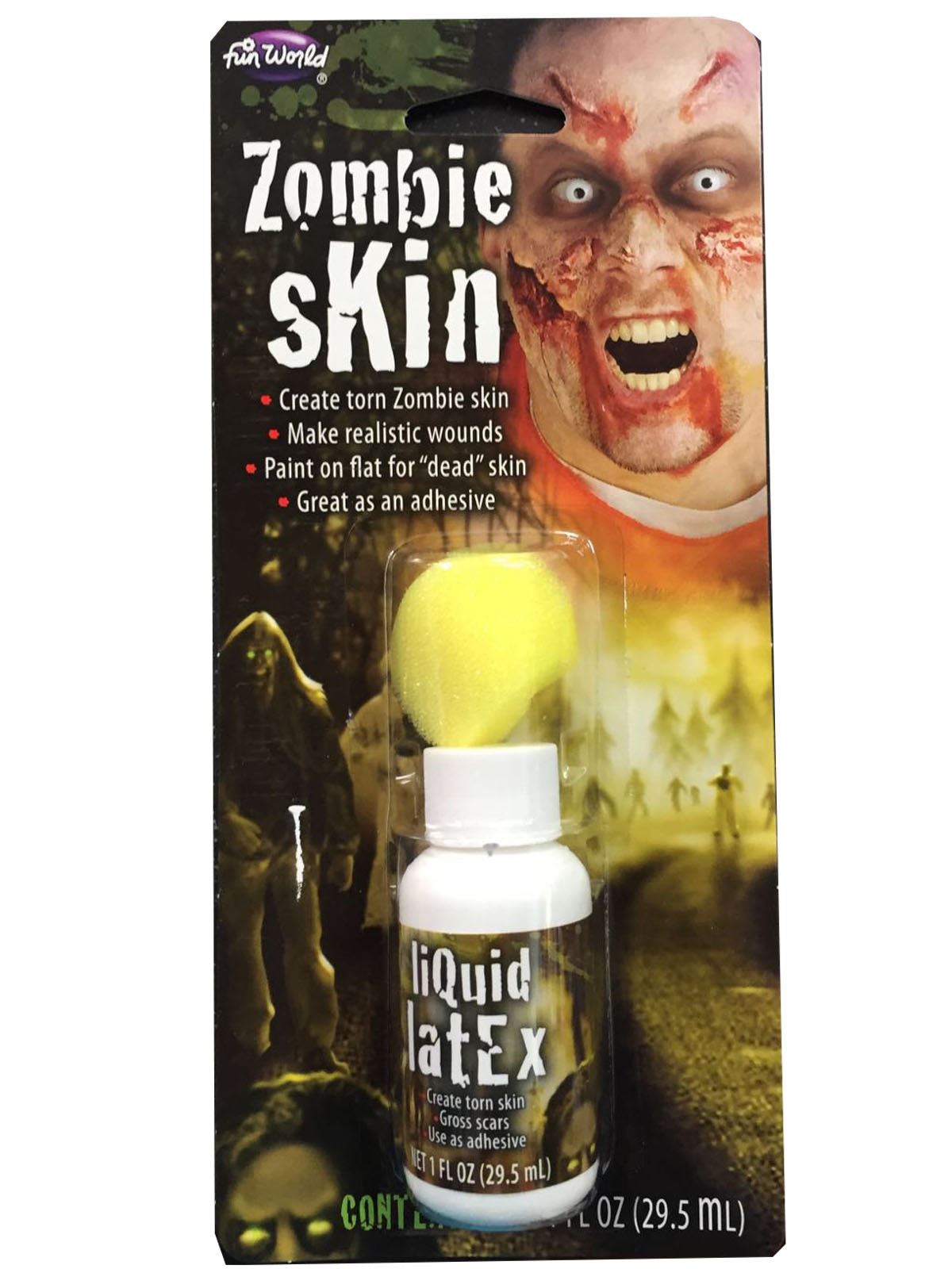 Lápiz labial a base de agua de Halloween piel falsa sangre spray para el cabello paleta - Imagen 39 de 41