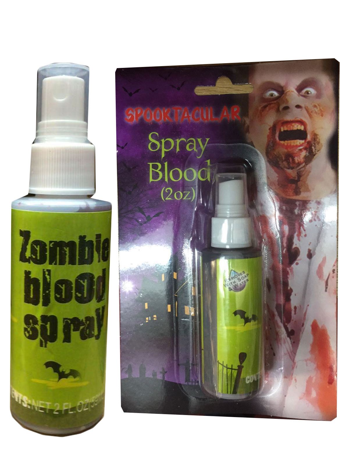 Lápiz labial a base de agua de Halloween piel falsa sangre spray para el cabello paleta - Imagen 2 de 41