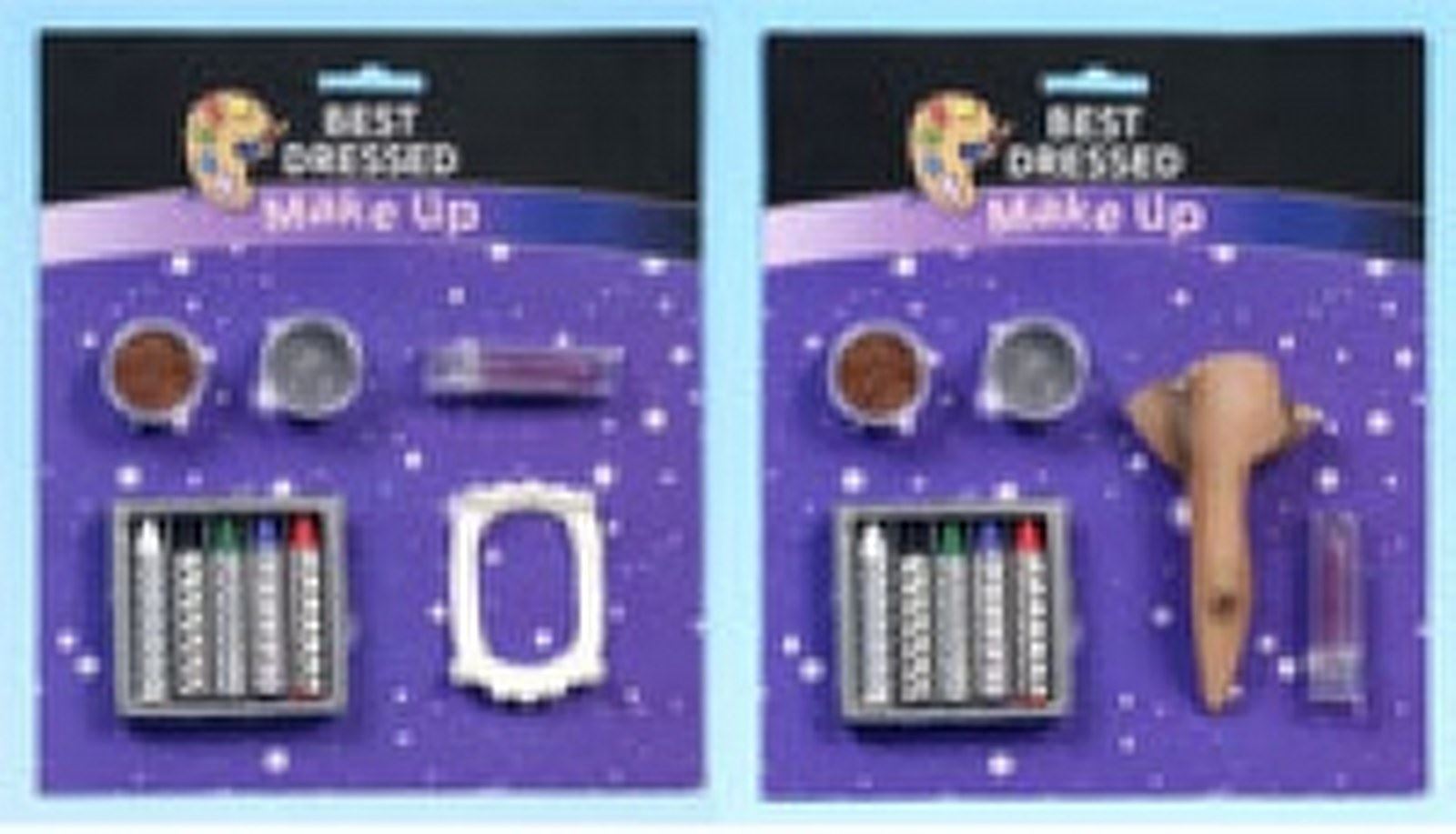 Lápiz labial a base de agua de Halloween piel falsa sangre spray para el cabello paleta - Imagen 11 de 41