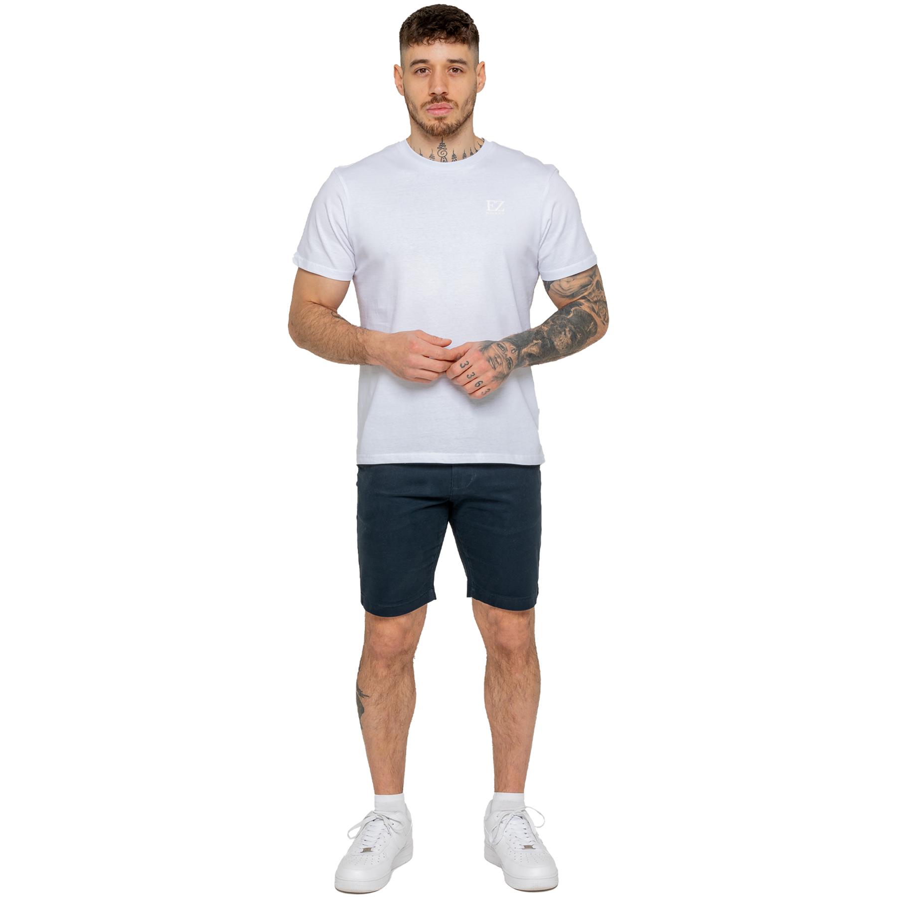 Enzo Herren Chino Shorts Freizeit Baumwolle Sommer Stretch Slim Fit Halb Hose - Bild 27 von 34