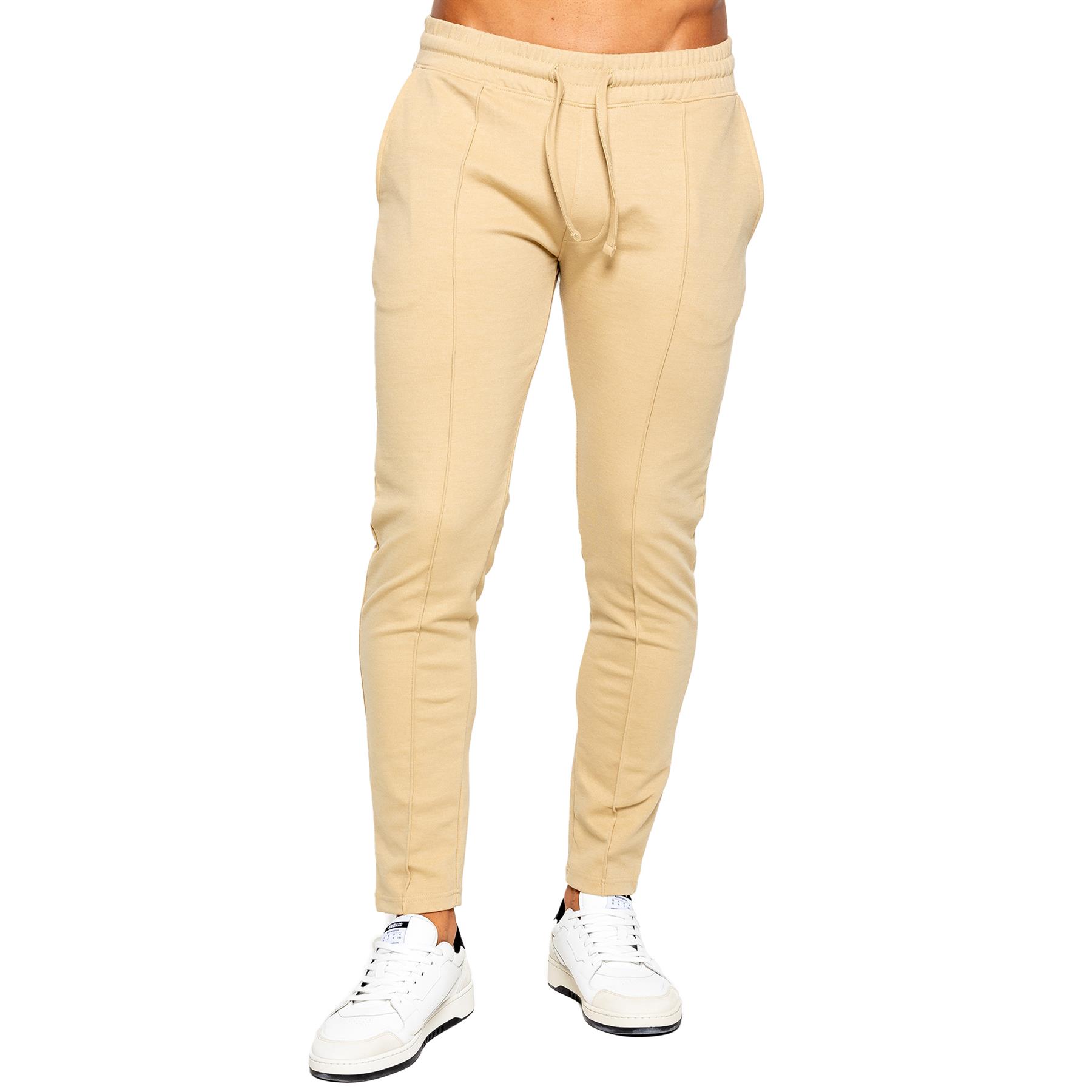 Enzo Mens Tracksuit Casual Overshirt Stretch Joggers Trousers Outfit Set - Picture 37 of 38