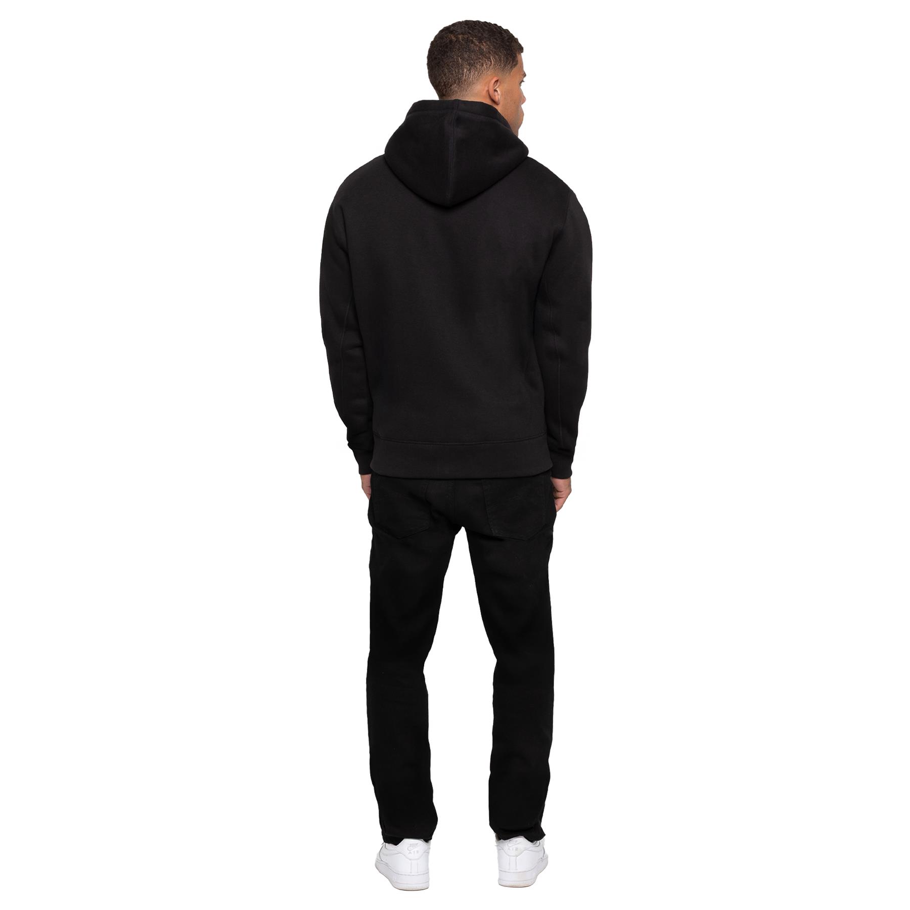 Enzo Mens Sherpa Fleece Hoodie Jacket Plain Borg Lined Hooded Zipper Sweatshirt - Picture 7 of 16