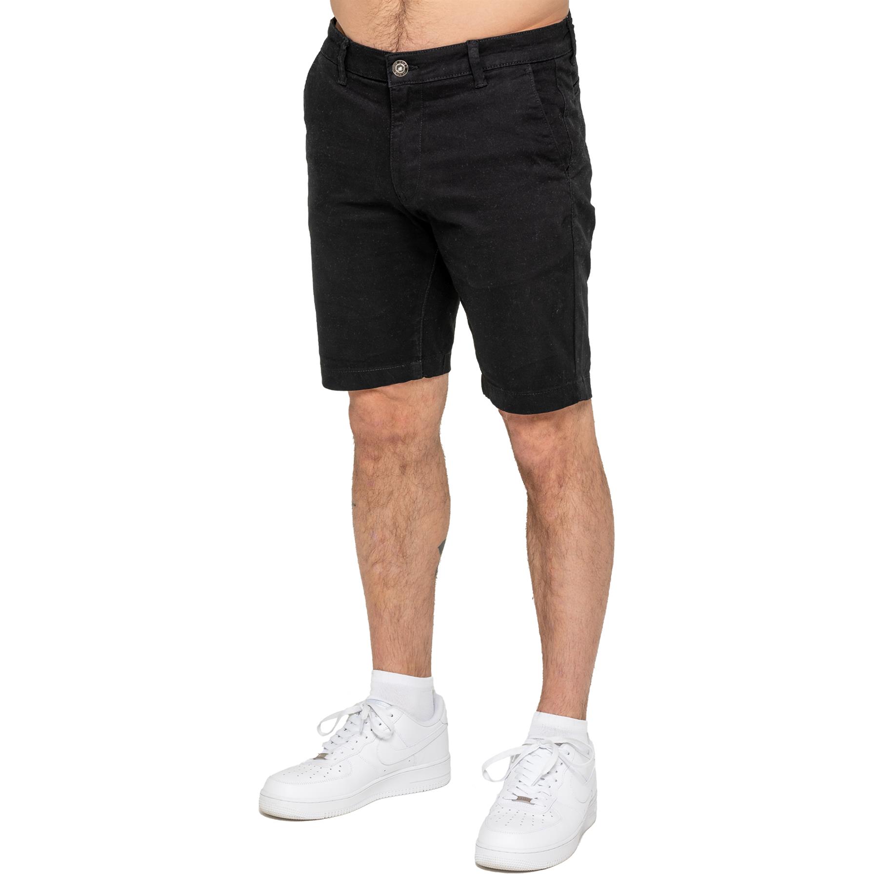 Enzo Herren Chino Shorts Freizeit Baumwolle Sommer Stretch Slim Fit Halb Hose - Bild 7 von 34