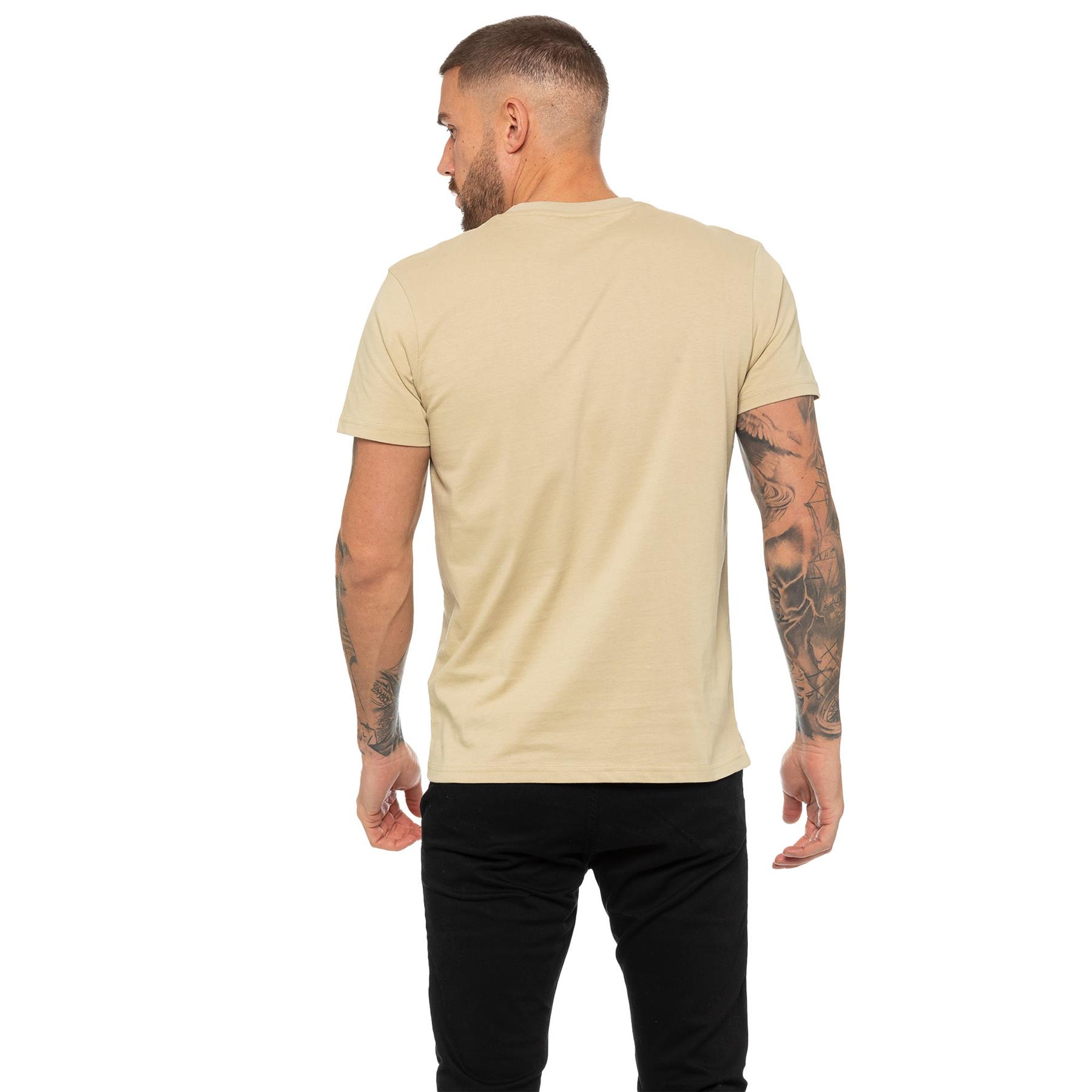 Enzo Mens T Shirt Short Sleeve Top Plain Cotton Crew Neck Casual Shirt - Picture 54 of 71