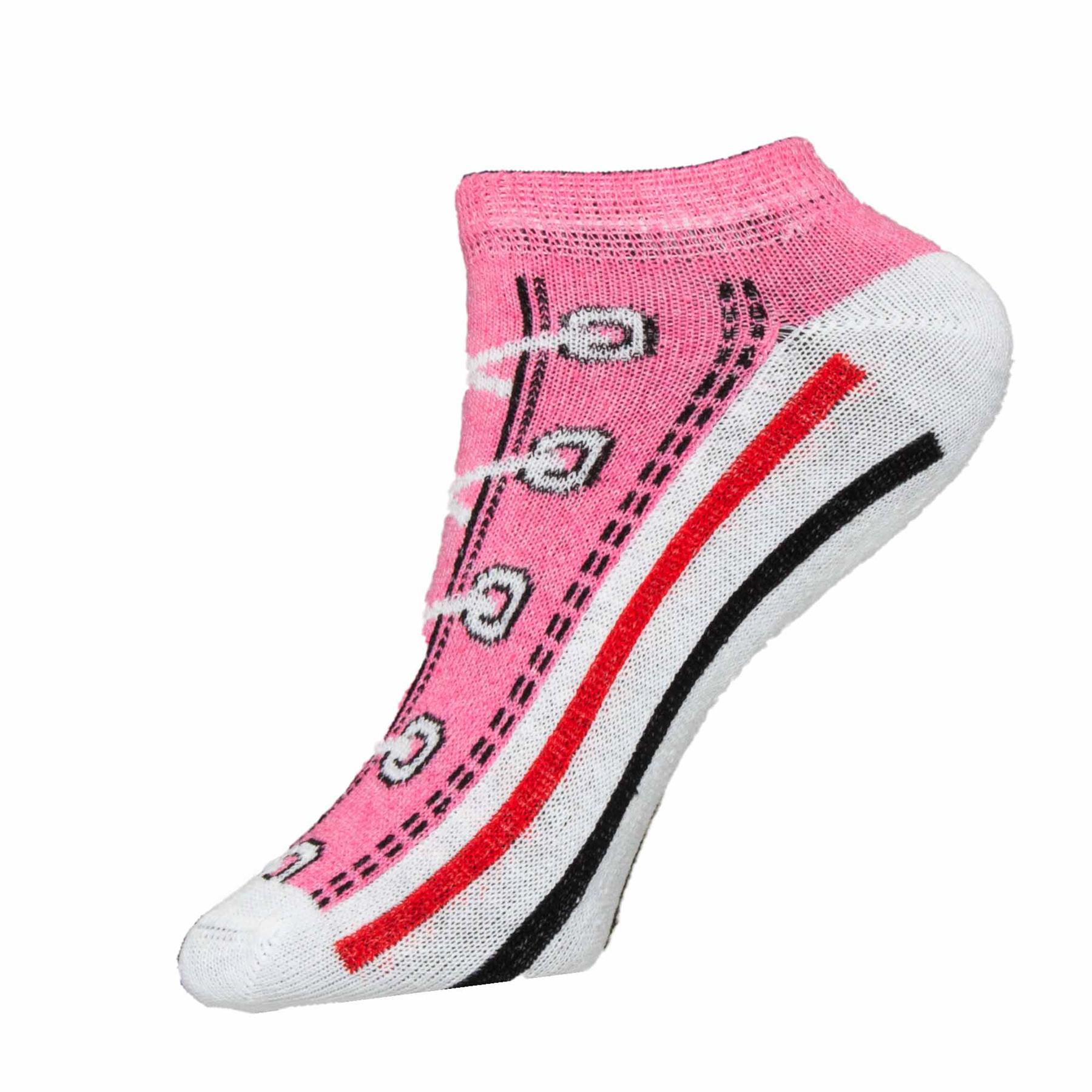Boys Girls Socks Kids Trainer 6 Pairs Sports Ankle Shoe Liner Cotton School Sock - Picture 32 of 36