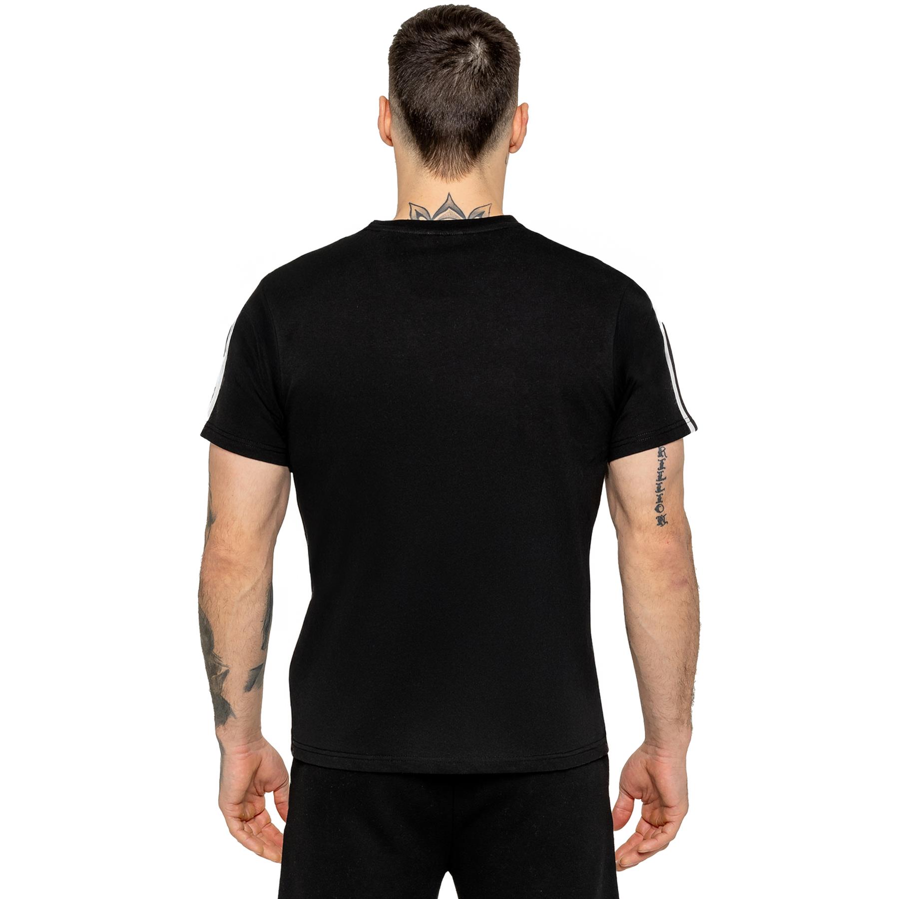 Kruze Short Sleeve T Shirt Mens Casual Cotton Tape Crew Neck Regular Fit Top - Picture 16 of 19
