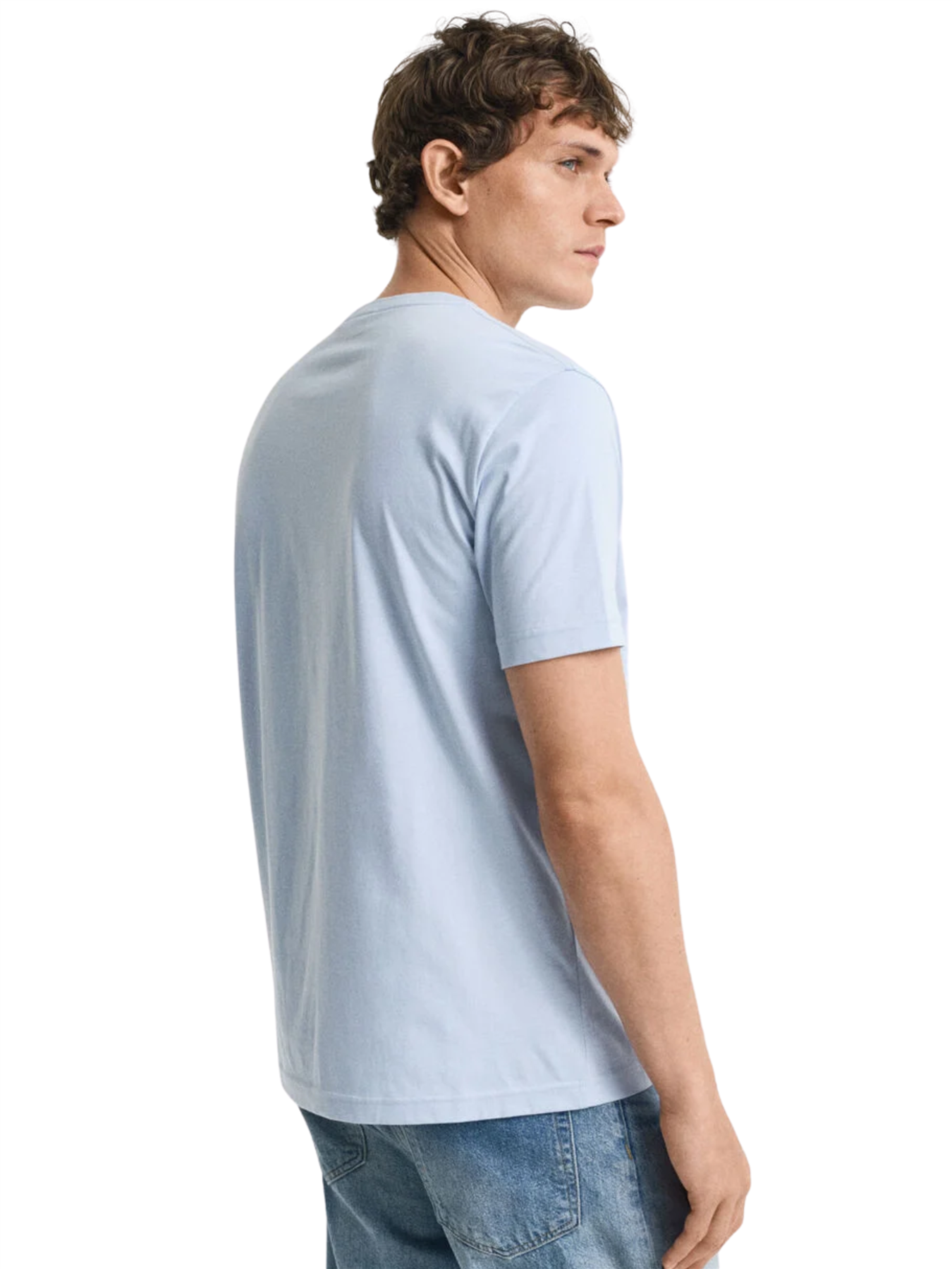 GANT Algodón Hombre Camisetas Manga Corta Casual Top Cuello Redondo Talla UK - Imagen 37 de 95