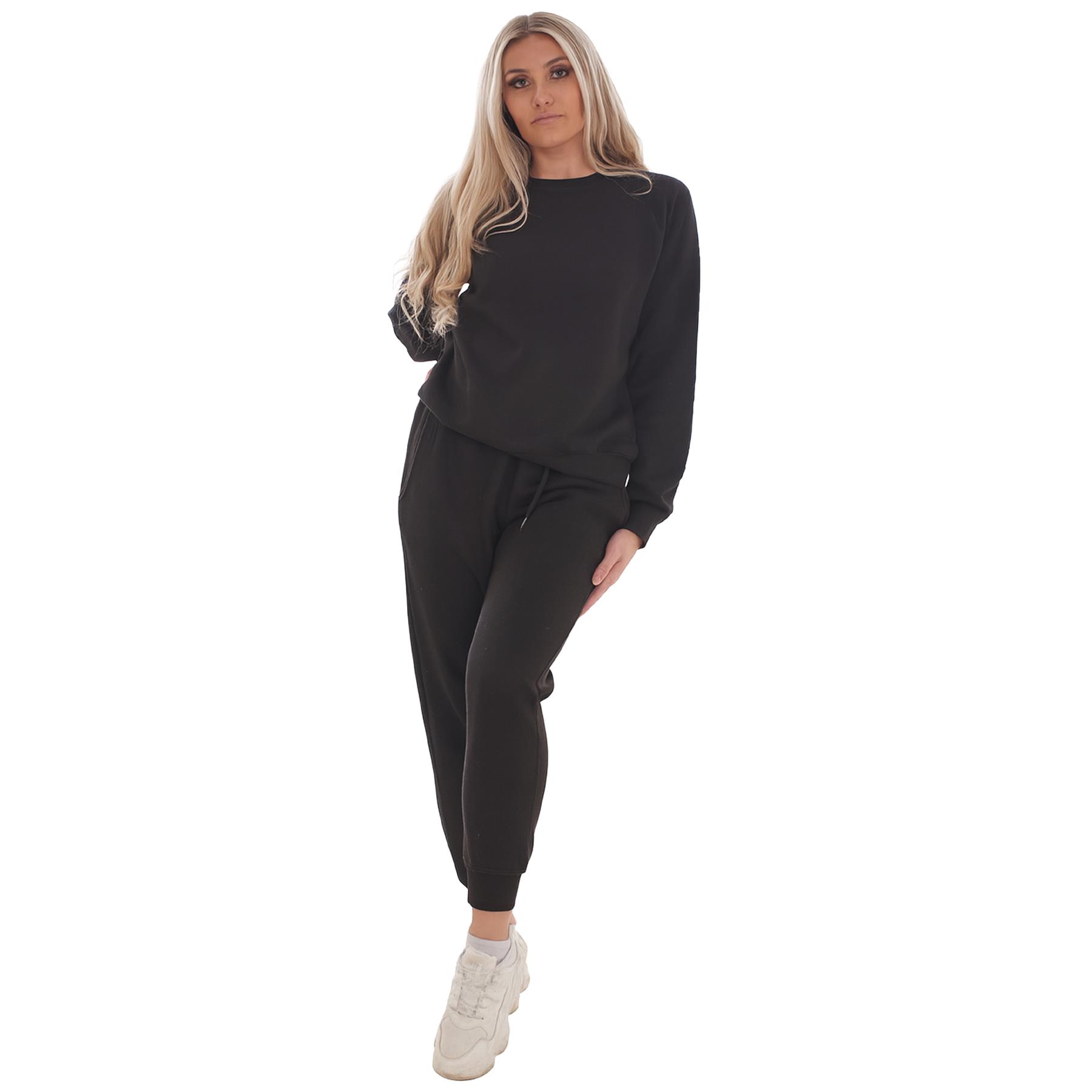 Kruze Mujer Chándal Tripulante Cuello Corte Normal Pantalón de Chándal Polar Set - Imagen 8 de 47