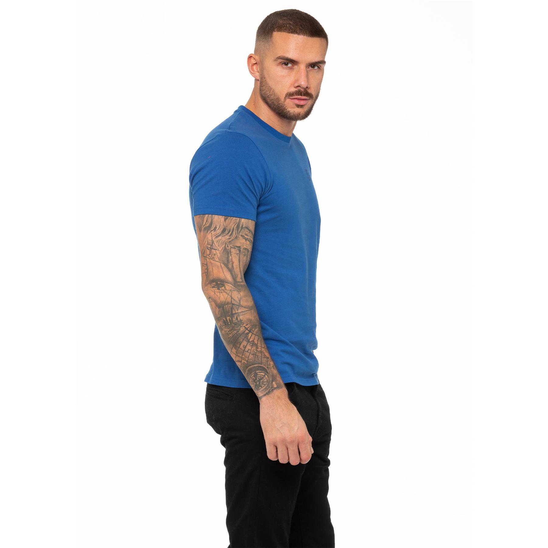 Enzo Mens T Shirt Short Sleeve Top Plain Cotton Crew Neck Casual Shirt - Picture 22 of 71